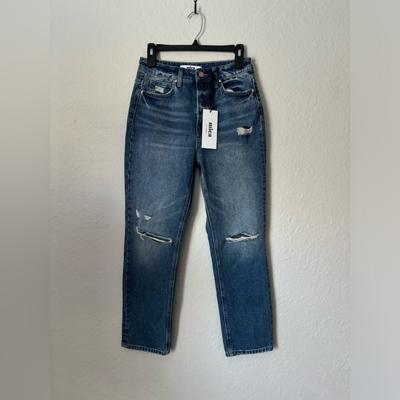 NEW High Waist Straight Leg Jean - Picture 3 of 5